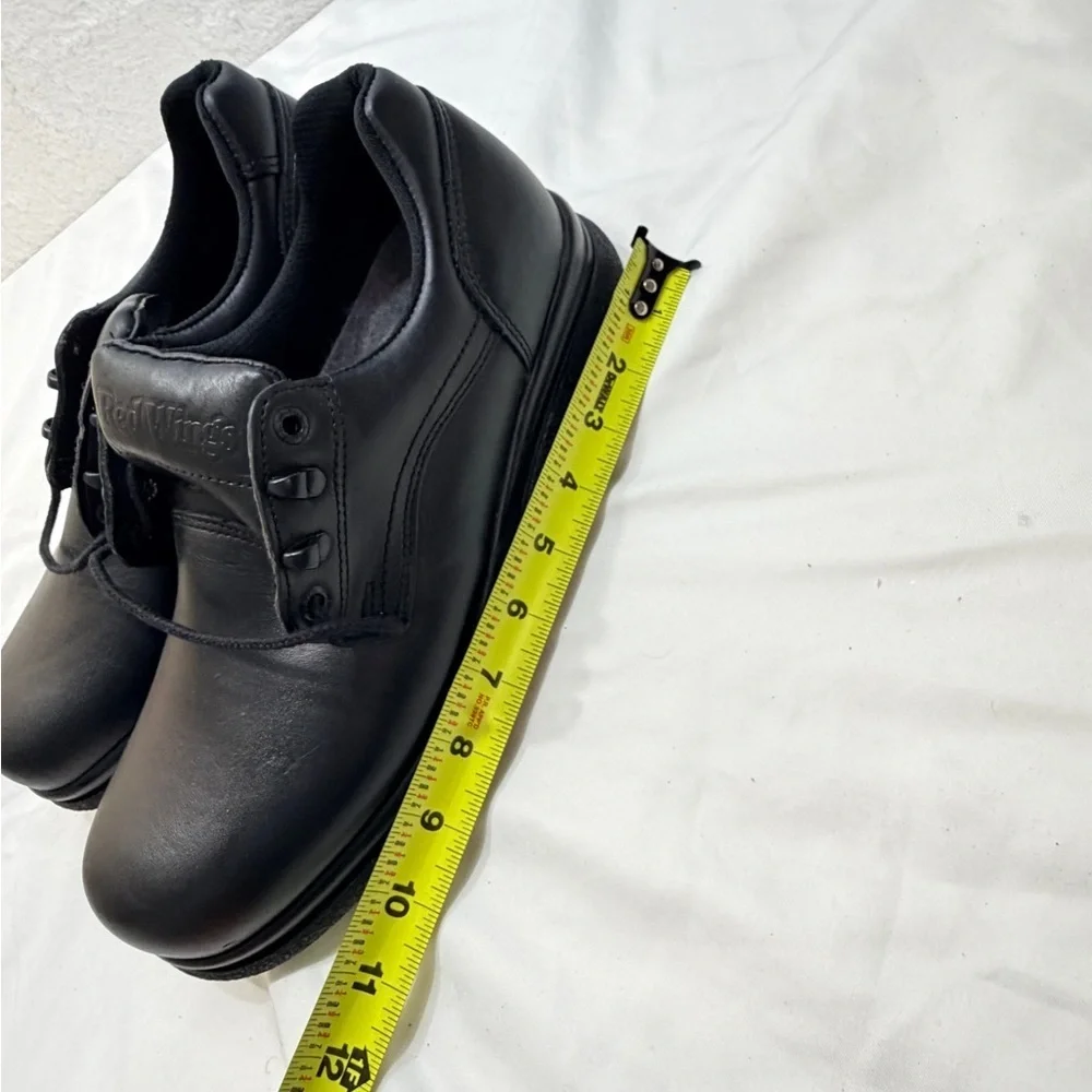 Red Wing 8618 Men's Black Leather Oxford Work Shoes Slip Resistant 11.5 D